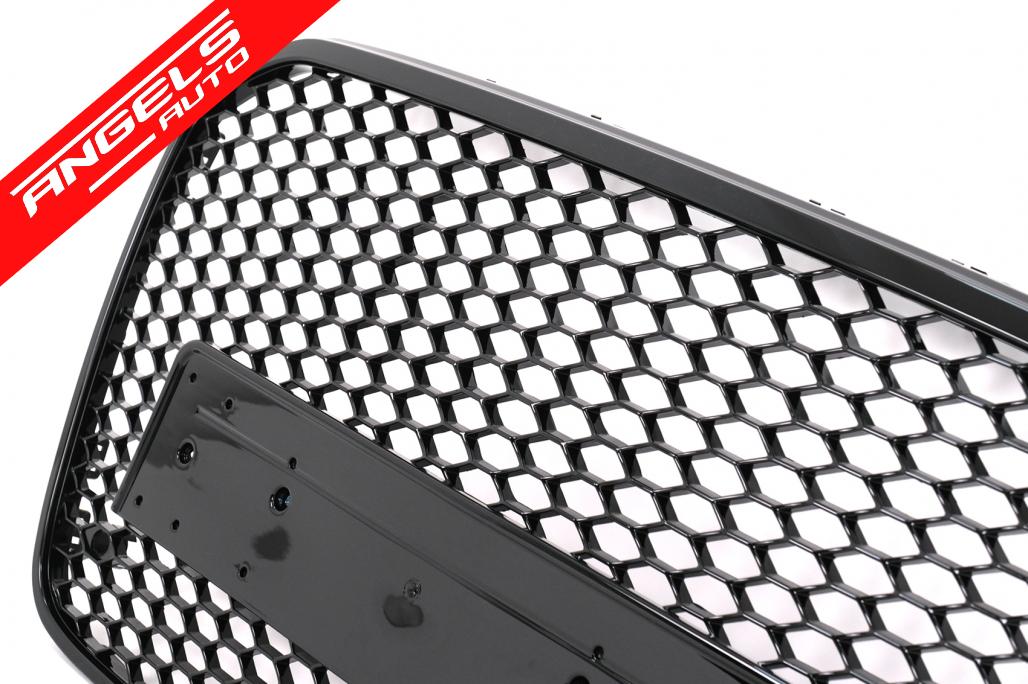Grila Centrala compatibila cu Audi A6 C7 4G (2011-2014) Negru Lucios - imagine 4