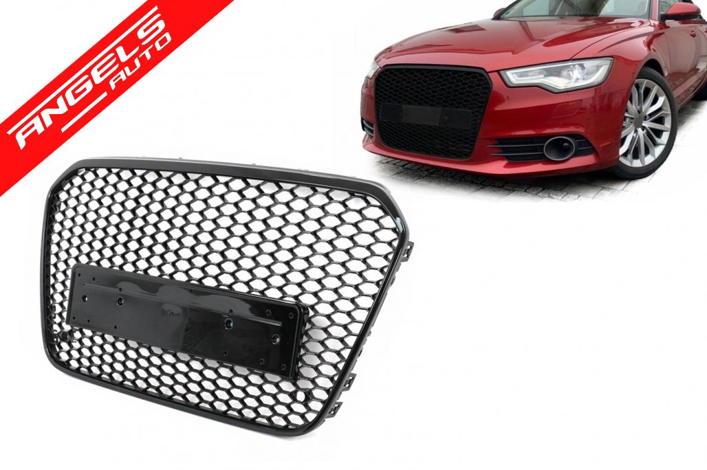 Grila Centrala compatibila cu Audi A6 C7 4G (2011-2014) Negru Lucios