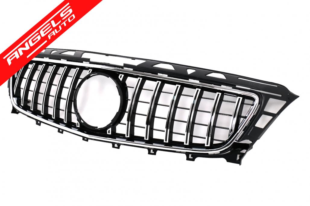 Grila Centrala compatibila cu Mercedes CLS W218 C118 (11-14) X218 (12-14)GT-R Panamericana Look - imagine 3