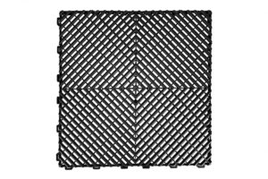 Pardoseala Modulara Ventilata pentru Garaj Depozit Culoare Negru
