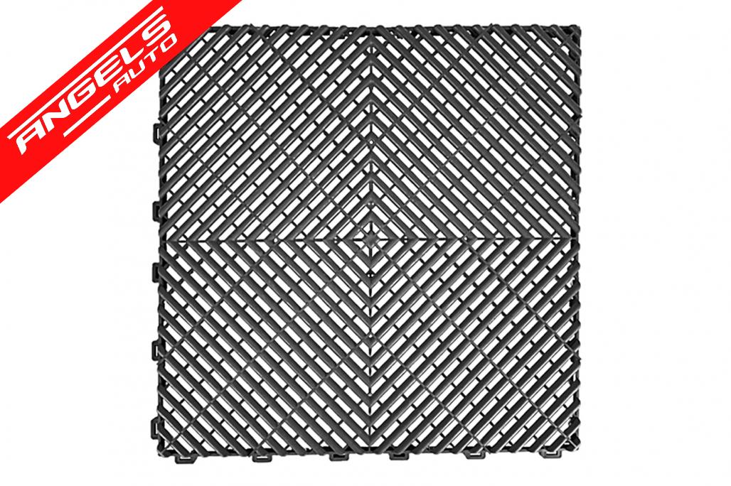 Pardoseala Modulara Ventilata pentru Garaj Depozit Culoare Gri Inchis