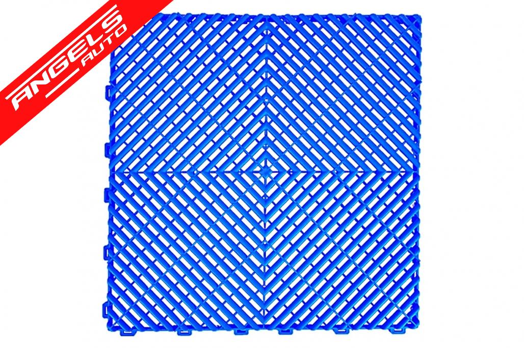 Pardoseala Modulara Ventilata pentru Garaj Depozit Culoare Albastru