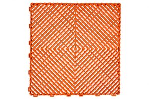 Pardoseala Modulara Ventilata pentru Garaj Depozit Culoare Portocaliu
