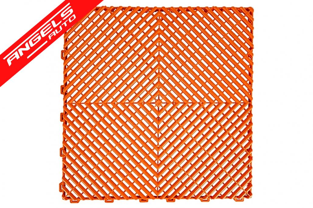 Pardoseala Modulara Ventilata pentru Garaj Depozit Culoare Portocaliu