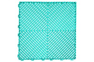 Pardoseala Modulara Ventilata pentru Garaj Depozit Culoare Turcoaz