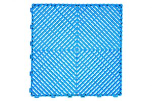 Pardoseala Modulara Ventilata pentru Garaj Depozit Culoare Albastru Deschis