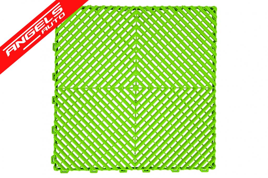 Pardoseala Modulara Ventilata pentru Garaj Depozit Culoare Verde Deschis