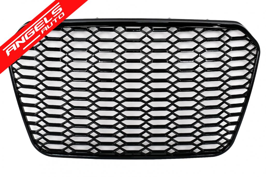 Grila Centrala compatibila cu Audi A6 C7 4G (2011-2014) Negru Lucios