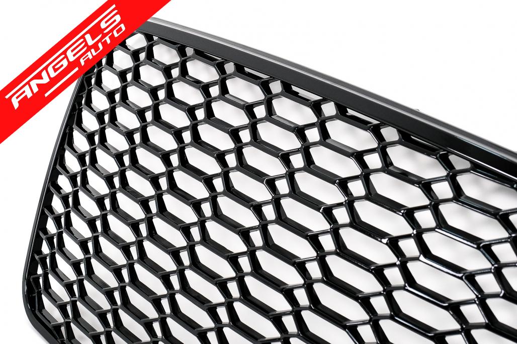 Grila Centrala compatibila cu Audi A6 C7 4G (2011-2014) Negru Lucios - imagine 3