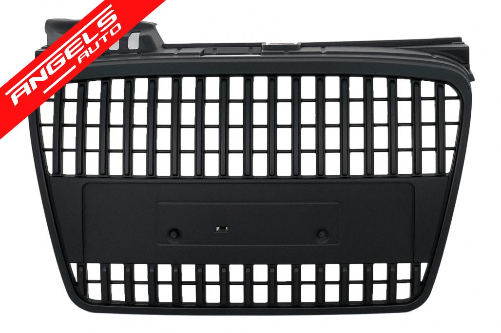 Grila Centrala compatibila cu Audi A4 B7 (2004-2008) Negru Mat
