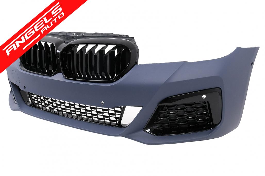Pachet Exterior compatibil cu BMW Seria 5 F10 (2010-2017) Conversie G30 LCI Look - imagine 3