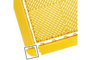 Colt Pardoseala Modulara Ventilata pentru Garaj Depozit Galben