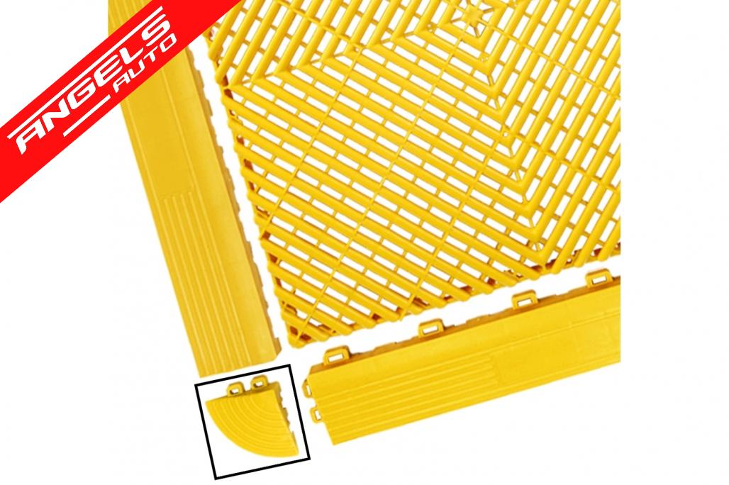 Colt Pardoseala Modulara Ventilata pentru Garaj Depozit Galben