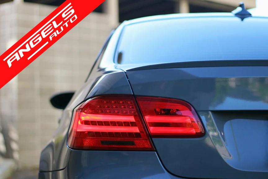 Stopuri LED compatibile cu BMW Seria 3 E92 Coupe Coupe Pre LCI (09.2006-03.2010) Rosu Fumuriu - imagine 6