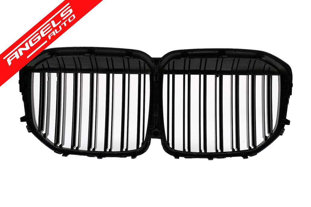 Grila Centrala compatibila cu BMW X7 G07 (2018-2022) M Design Negru Lucios - imagine 5