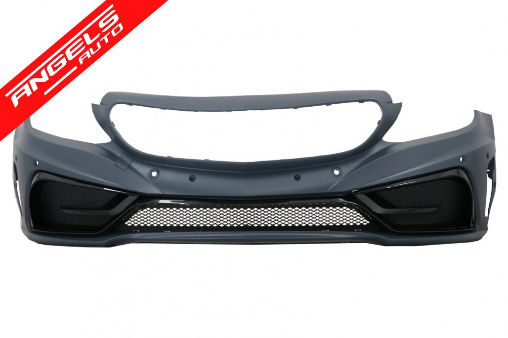 Pachet compatibil cu Mercedes C-Class C205 A205 (2014-2019) Fara Grila Centrala - imagine 2