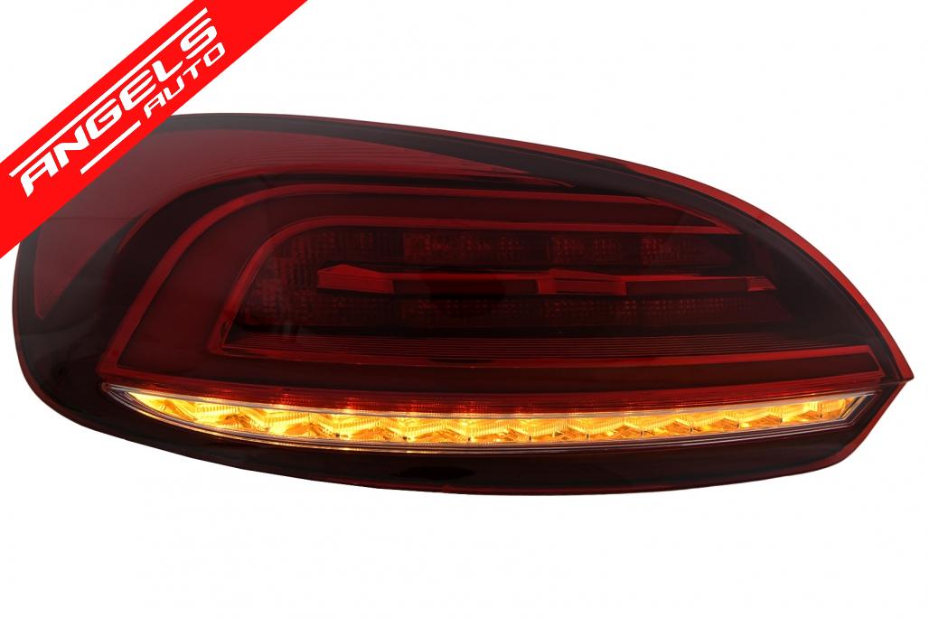 Stopuri LED compatibile cu VW Scirocco Hatchback 137 Mk3 (2008-2014) Rosu Semnal Dinamic - imagine 3