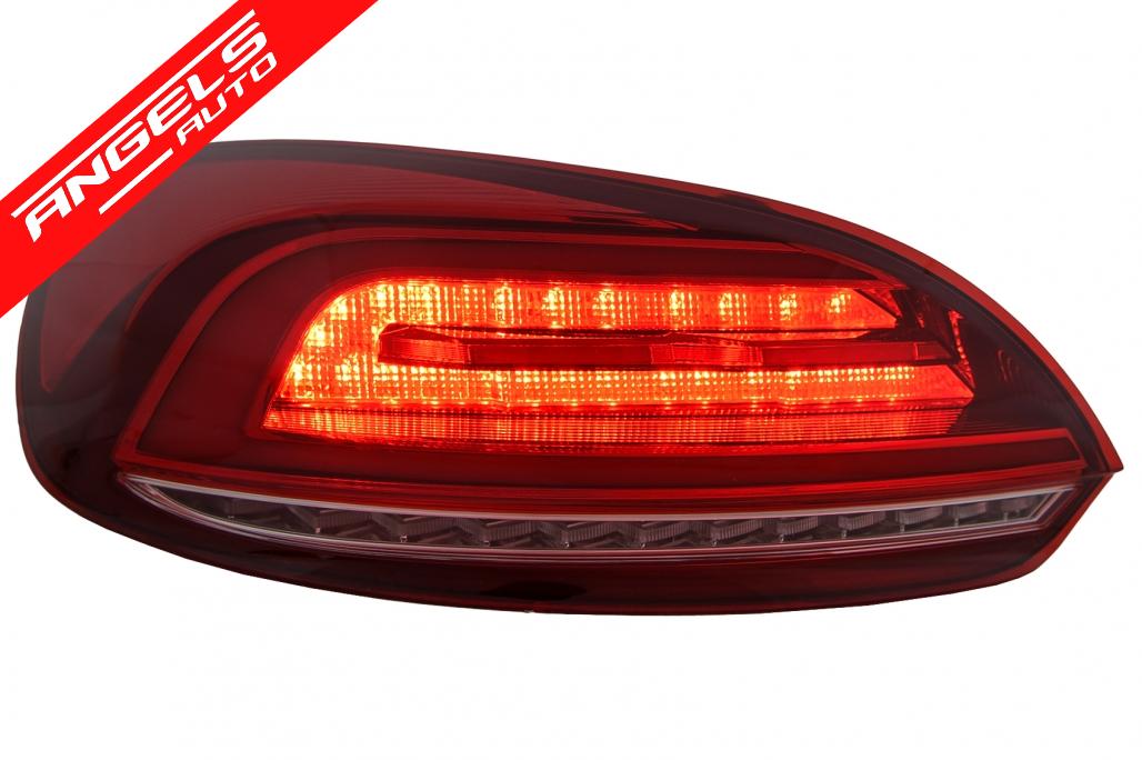 Stopuri LED compatibile cu VW Scirocco Hatchback 137 Mk3 (2008-2014) Rosu Semnal Dinamic - imagine 4