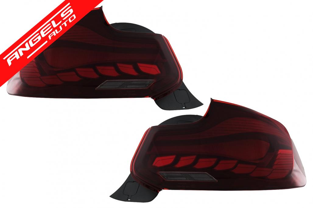 Stopuri OLED compatibile cu BMW Seria 2 F22 F23 M2 F87 (2014-2020) Semnal Dinamic Secvential - imagine 2