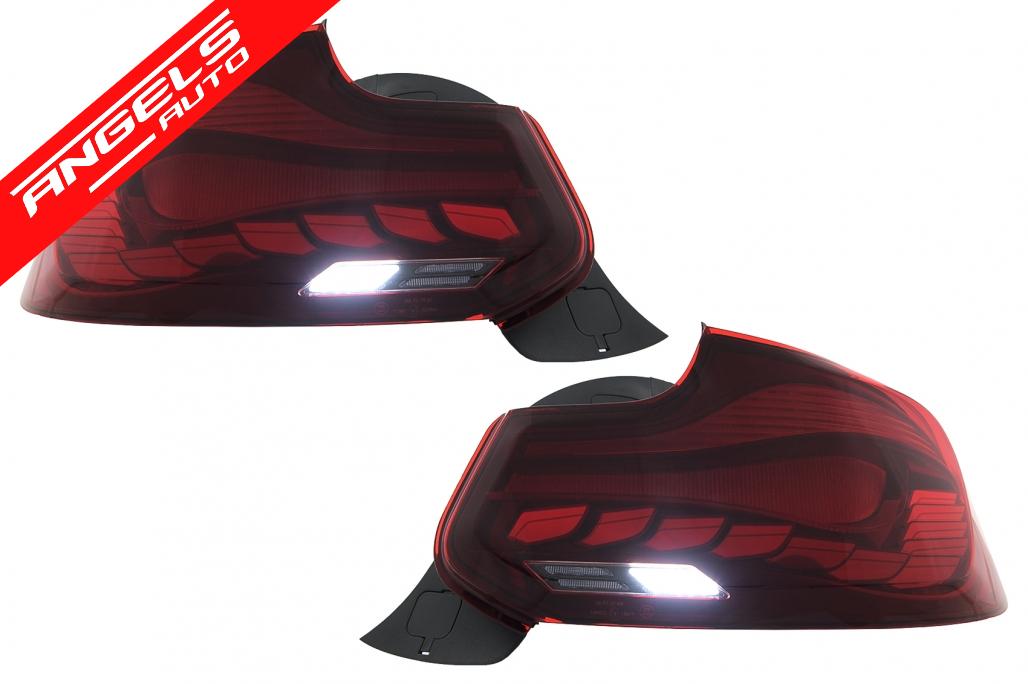 Stopuri OLED compatibile cu BMW Seria 2 F22 F23 M2 F87 (2014-2020) Semnal Dinamic Secvential - imagine 5