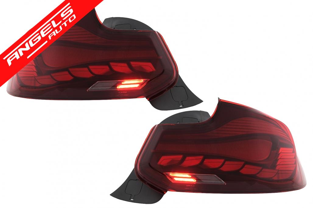 Stopuri OLED compatibile cu BMW Seria 2 F22 F23 M2 F87 (2014-2020) Semnal Dinamic Secvential - imagine 6