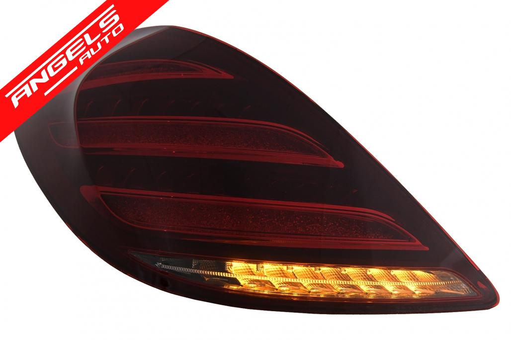 Stopuri Full LED compatibile cu Mercedes W222 (2013-2017) Semnalizare Dinamica Facelift Look - imagine 5