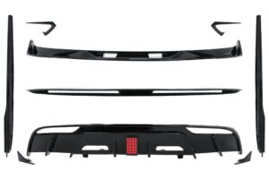Pachet Complet Aero compatibil cu Tesla Model 3 (2023-up) Negru Lucios