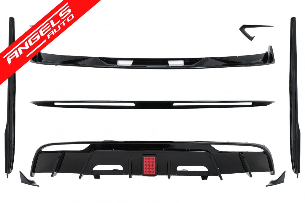 Pachet Complet Aero compatibil cu Tesla Model 3 (2023-up) Negru Lucios