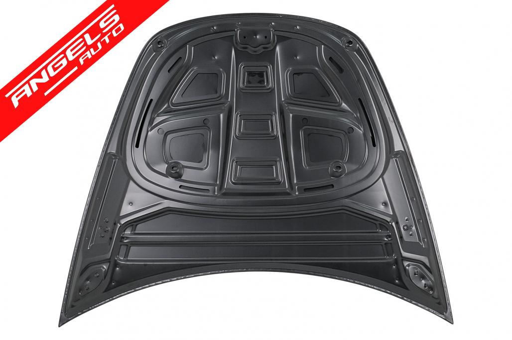 Capota Aluminiu compatibila cu Tesla Model 3 (2019-2022) Turbo Design Ornamente Negru Lucios - imagine 5