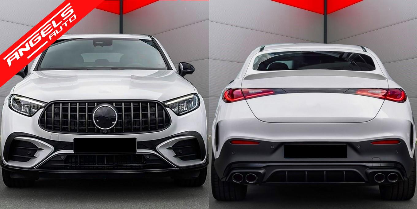 Pachet Exterior compatibil cu Mercedes GLC-Class C254 (2022-up) Coupe GLC43 Look - imagine 8