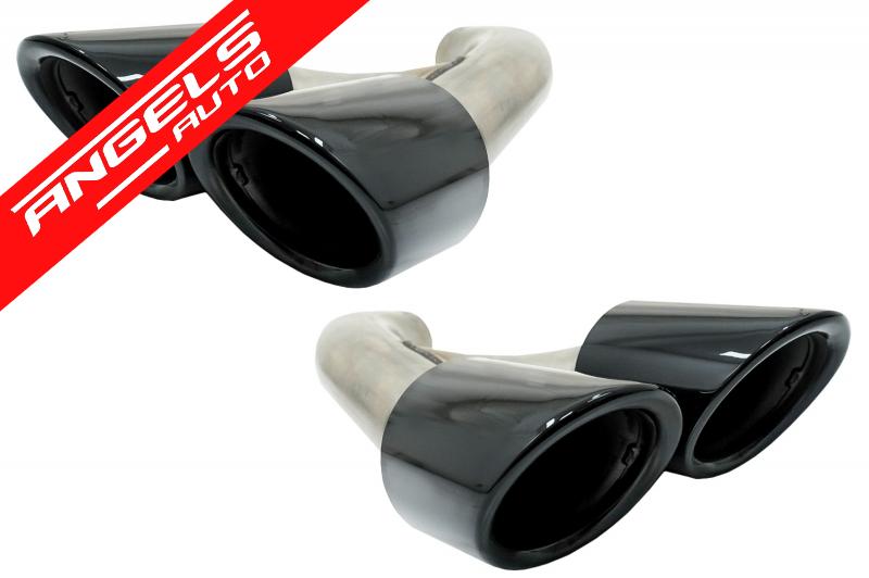 Pachet Exterior cu Tobe Negre compatibil cu Porsche Cayenne Facelift (2014-2017) GTS Look - imagine 7