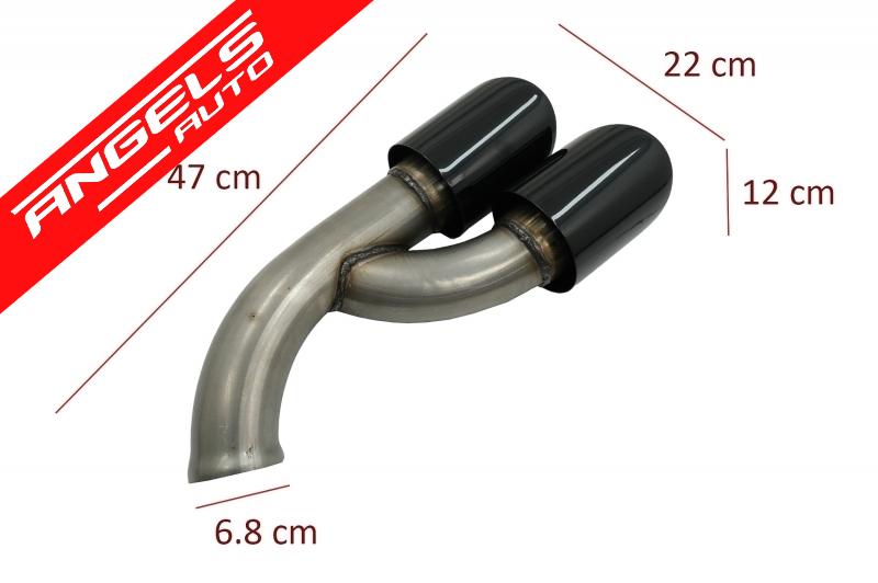 Pachet Exterior cu Tobe Negre compatibil cu Porsche Cayenne Facelift (2014-2017) GTS Look - imagine 8