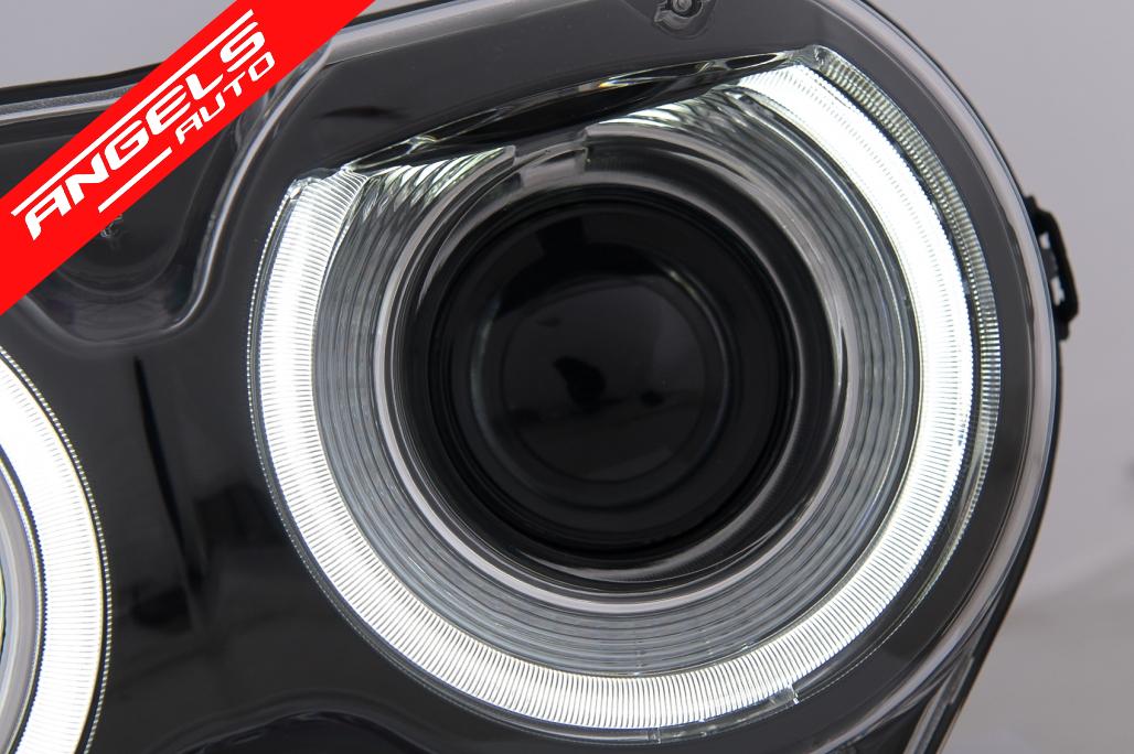 Faruri LED compatibile cu Dodge Challenger (2015-2024) Negru cu Lumini RGB - imagine 4