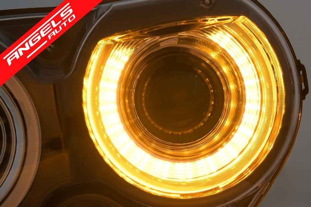 Faruri LED compatibile cu Dodge Challenger (2015-2024) Negru cu Lumini RGB - imagine 2