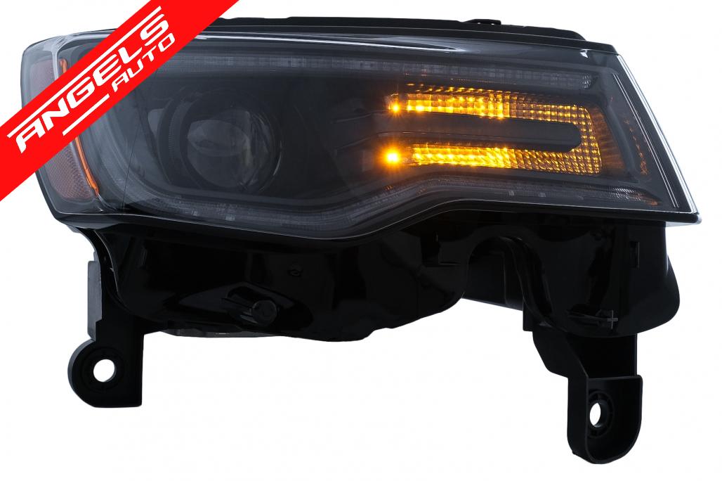 Faruri LED compatibile cu Jeep Grand Cherokee IV WK2 Facelift (2014-2020) Semnal Dinamic - imagine 3