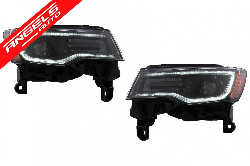 Faruri LED compatibile cu Jeep Grand Cherokee IV WK2 Facelift (2014-2020) Semnal Dinamic
