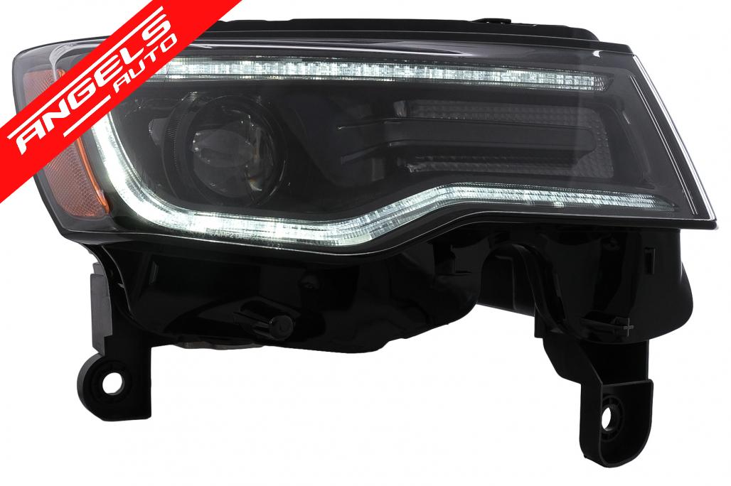 Faruri LED compatibile cu Jeep Grand Cherokee IV WK2 Facelift (2014-2020) Semnal Dinamic - imagine 2