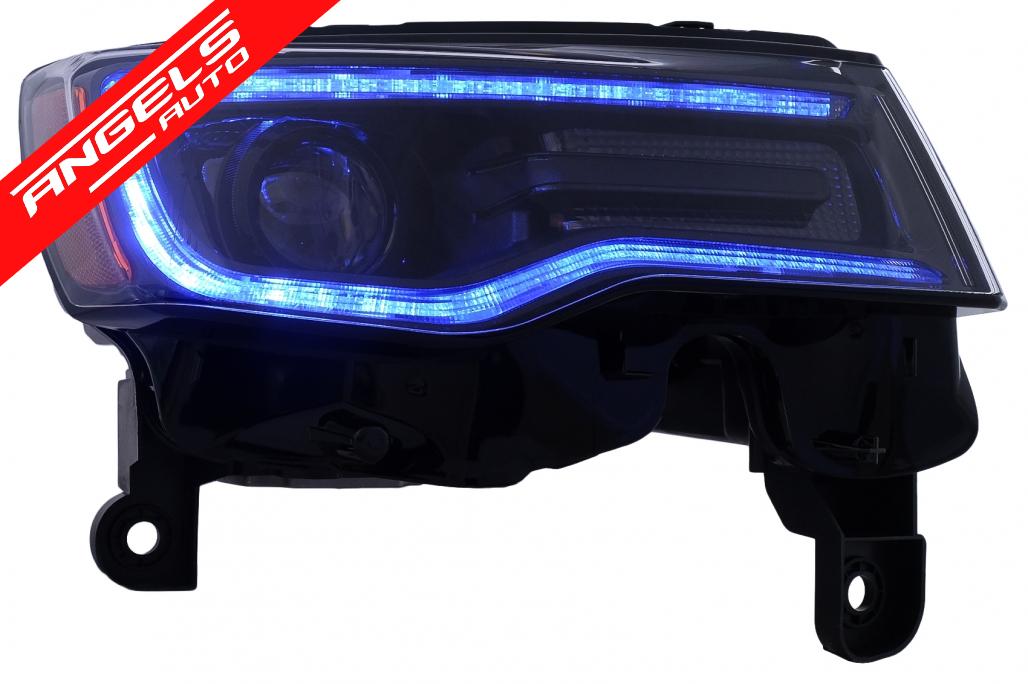 Faruri LED compatibile cu Jeep Grand Cherokee IV WK2 Facelift (2014-2020) Semnal Dinamic - imagine 5