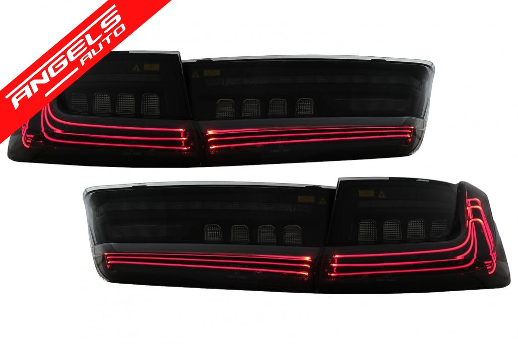 Stopuri LED compatibile cu BMW Seria 3 G20 Sedan (2018-2022) Black Laser Look - imagine 3