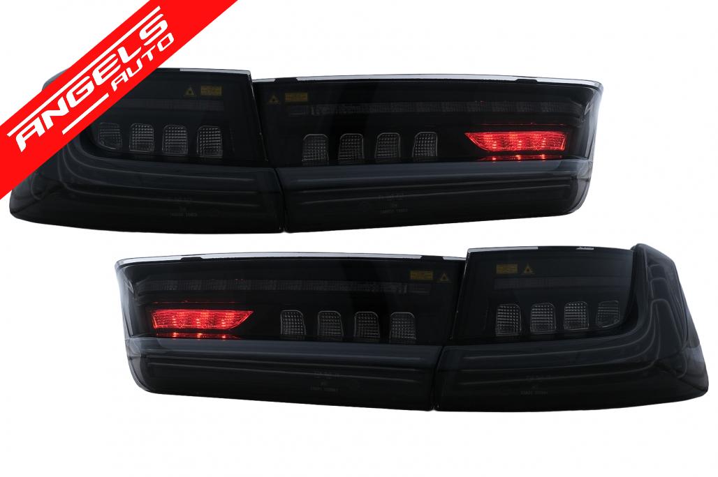 Stopuri LED compatibile cu BMW Seria 3 G20 Sedan (2018-2022) Black Laser Look - imagine 5
