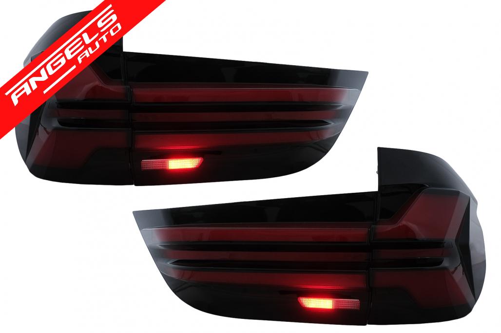 Stopuri Full LED compatibile cu BMW X5 F15 (2013-2018) Conversie G05 Look - imagine 8
