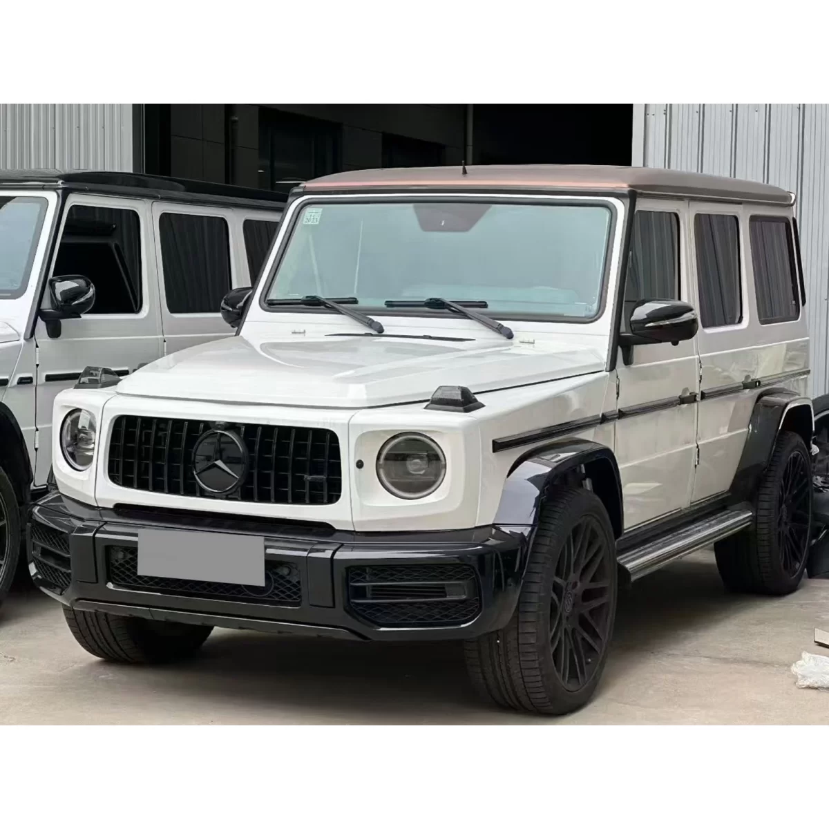 Pachet compatibil cu Mercedes W463 G-Class (2012-2017) Conversie 2024 G63 Look - imagine 10