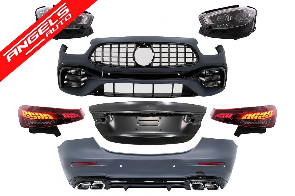 Kit compatibil cu Mercedes E-Class W213 (16-19) Conversie la Facelift 2020 E63s Look