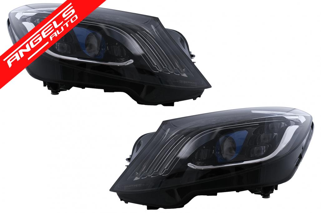 Faruri Full LED compatibile cu Mercedes S-Class W222 (2013-2017) Dinamic Facelift Look