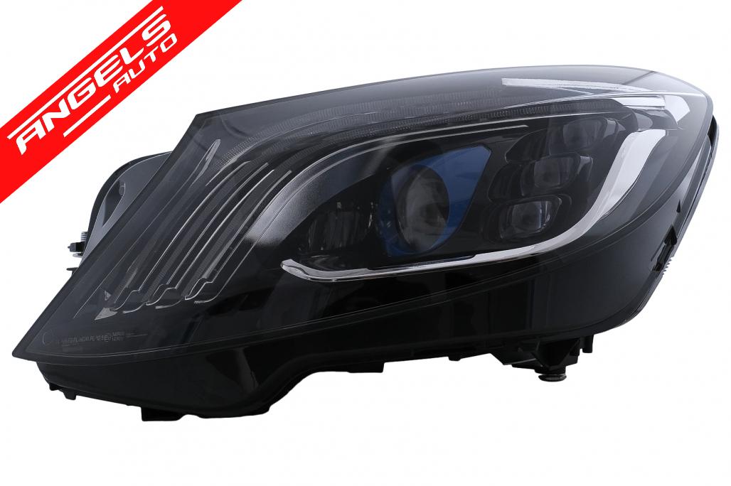 Faruri Full LED compatibile cu Mercedes S-Class W222 (2013-2017) Dinamic Facelift Look - imagine 2