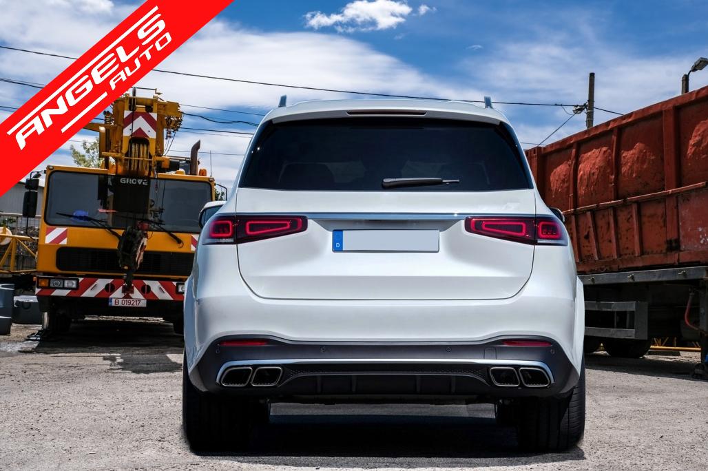 Difuzor Bara Spate cu Tobe compatibil cu Mercedes GLS Class X167 (2019-up) GLS63 Look - imagine 7
