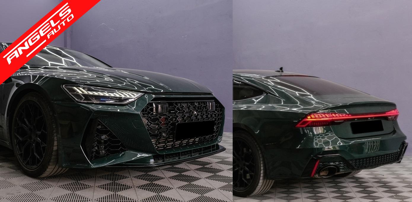 Pachet Exterior compatibil cu Audi A7 4K8 (2018-2021) RS Design - imagine 8