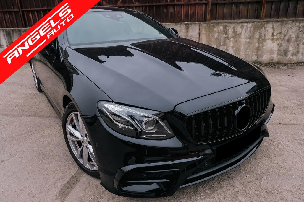 Grila Centrala compatibila cu Mercedes E-Class W213 S213 C238 A238 (2016-2019) GT-R Look - imagine 6