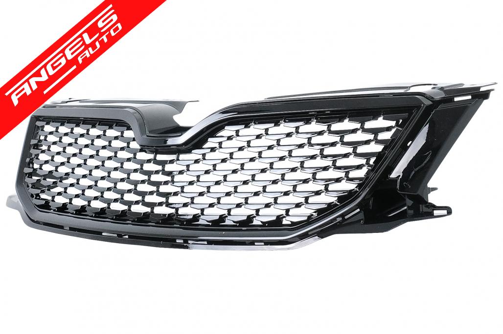 Grila Centrala compatibil cu Skoda Octavia 5E (2012-2017) Negru Lucios - imagine 3