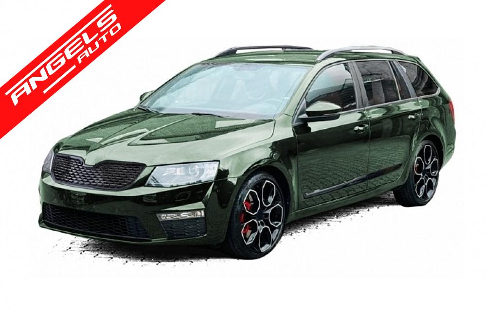 Grila Centrala compatibil cu Skoda Octavia 5E (2012-2017) Negru Lucios - imagine 6